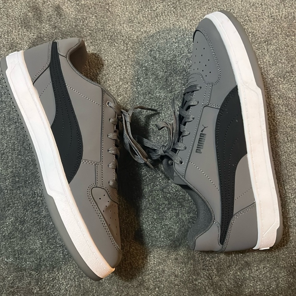 Puma Men's Caven 2.0 Buck Sneaker Grey - Size: 11